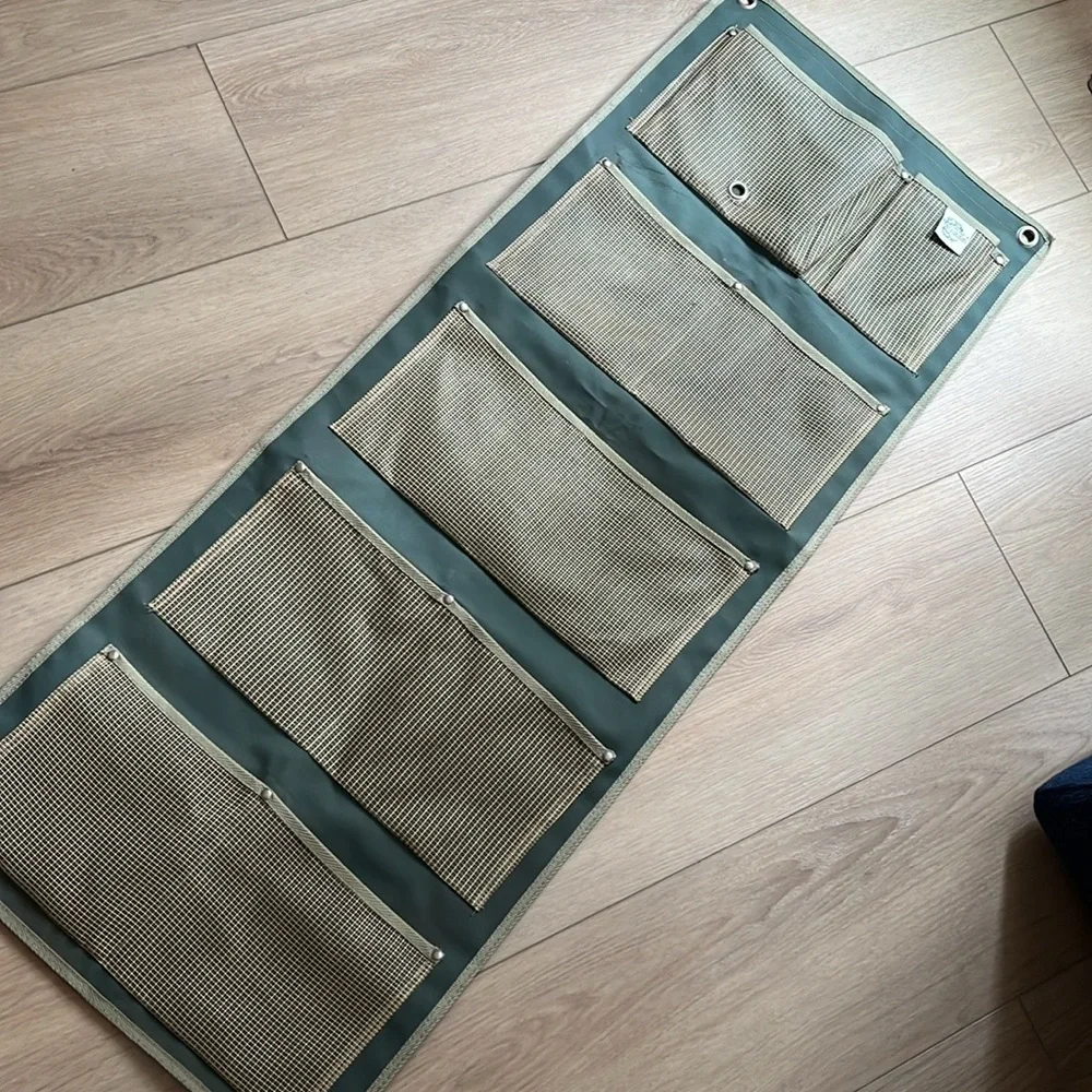 The Arden Garden Hanging Door Storage Unit Green Basket